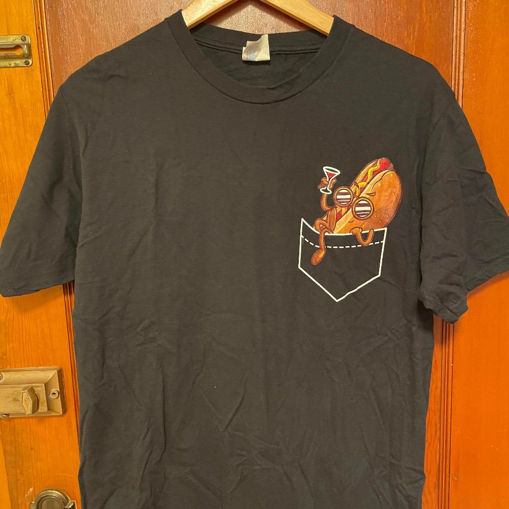 Hotdog Drinking T-Shirt | Never Worn